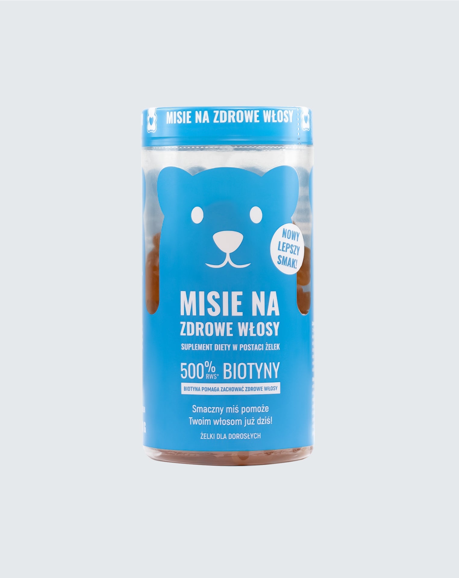 Noble Health Misie na zdrowe włosy żelki na włosy piękne gęste lśniące